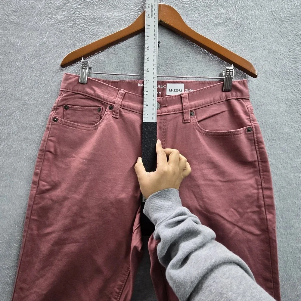 Banana Republic Men Jeans 31X30 Pink Denim Pants Travel Jean Athletic 30